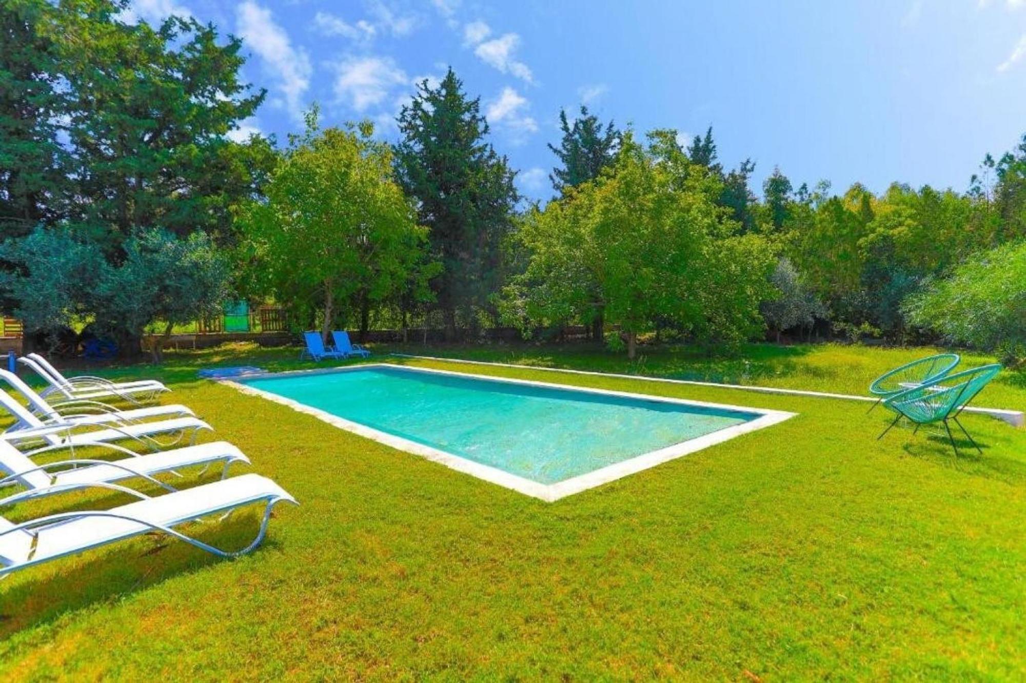 Secret Garden House - Private Garden With Pool Villa Aharávi Kültér fotó